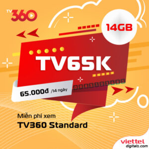 Gói data TV65K Viettel