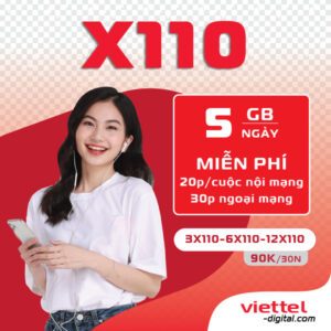 Gói cước Combo X110 Viettel