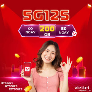 Gói cước Data 5G125 Viettel