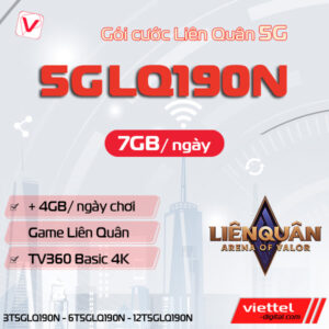 Gói cước data Liên Quân 5GLQ190N