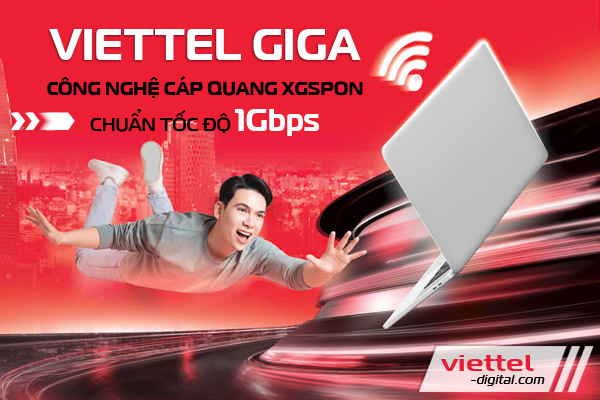Gói cước internet wifi Giga Viettel