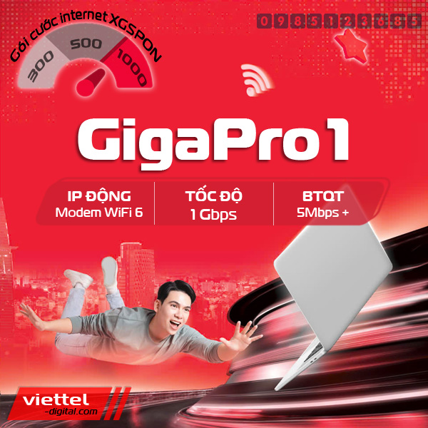 Gói cước internet Wifi GigaPro1