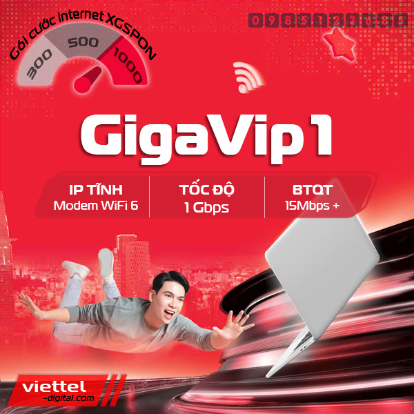 Gói cước internet Wifi GigaVip1